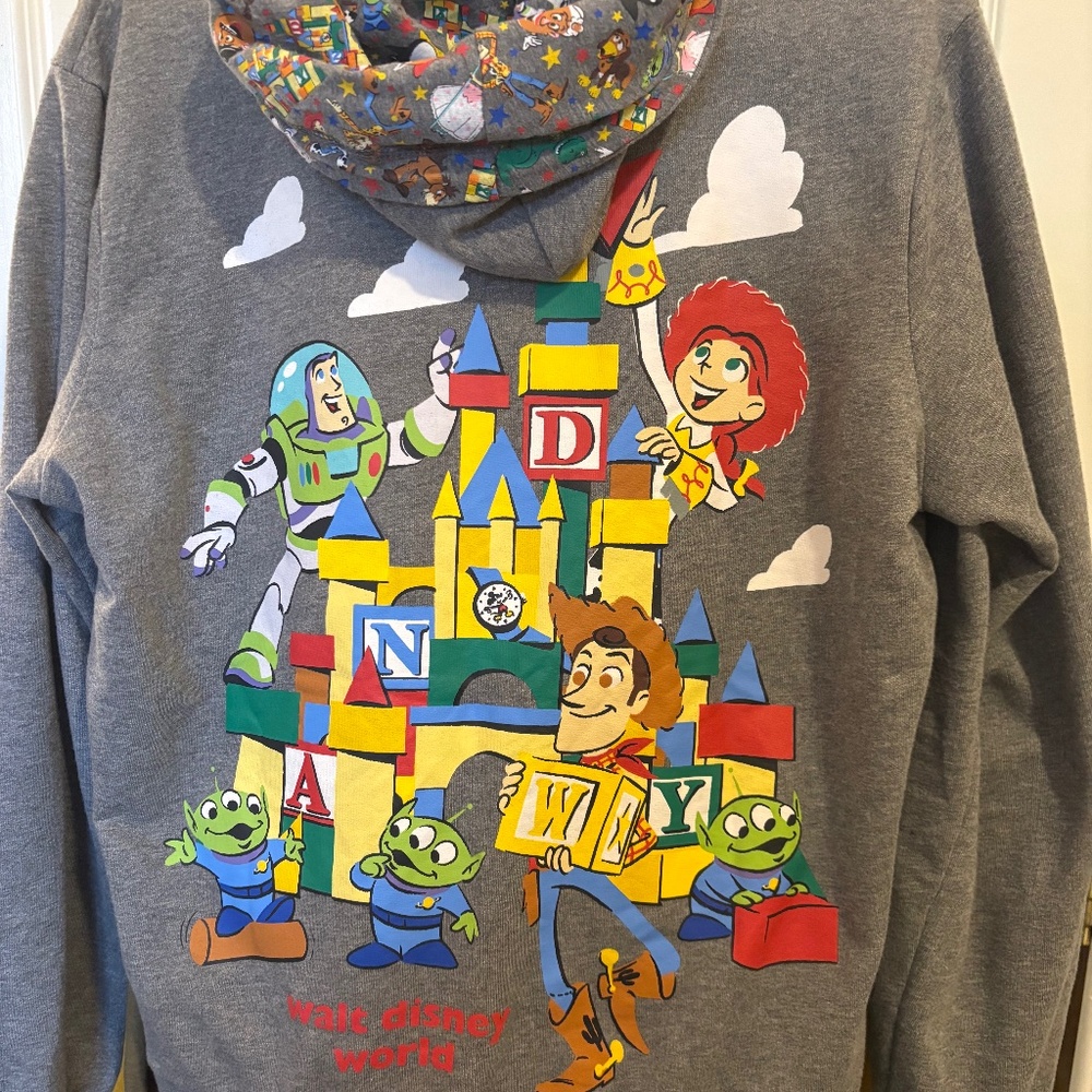 Disney Toy story women’s zip up hoodie